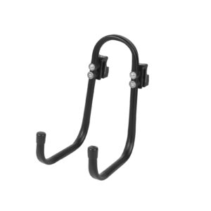 Steel Double black pipe hook +2x Quick clamp with threaded hole and adapter 3/8" to 1/4"